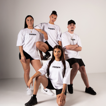 Earner Oversize White Tee