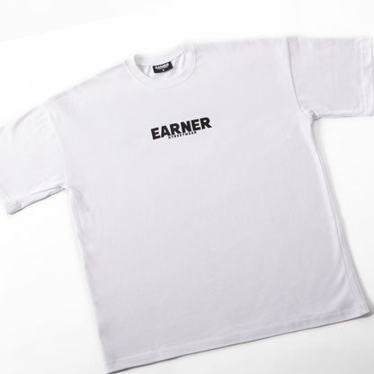 Earner Oversize White Tee
