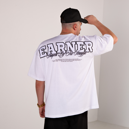 Earner Oversize White Tee